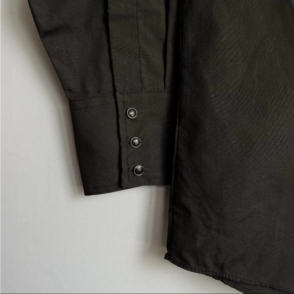 Ely Cattleman Shirt Pearl Snap Mens Sz S Rockabilly Rose Embroidery Yoke NWT - Picture 14 of 14